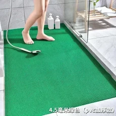 미끄럼 방지 바닥 매트 플라스틱 Pvc 주방 욕실 욕실 야외 수영장 방수 먼지 방지 발 매트 카펫 미끄럼 방, 10 100X100CM, 03 green