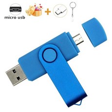 JASTER OTG USB 플래시 드라이브 펜 드라이브 외부 스토리지 프로스트 더블 애플리케이션 마이크로 USB 스틱 2 in 1 128GB 64GB 32GB 16GB, AB, 1개