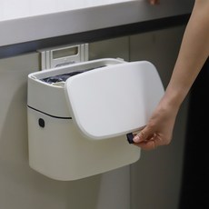 와우홈 싱크대 냄새차단 음식물쓰레기통 양방향 주방쓰레기통, 1개