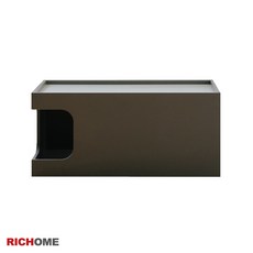 RICHOME 萬用茶几桌 貓窩設計, 奶茶色, 1個