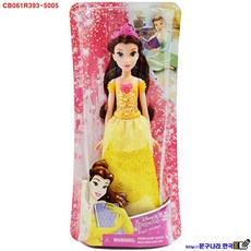 Hasbro 디즈니 프린세스 패션돌 반짝이드레스-벨, 1개
