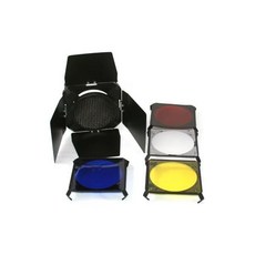 e포토 스튜디오 라이트 헛간도어 허니콤 4필터 by INC S A210