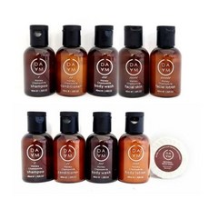 쿨샵 허니 캐모마일 여행용 목욕세트 5종 세안세트 여행 면도기 바디워시 샴푸 비누 세면 일회용 용 dew+915hy