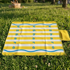 학스토어 한강 비치 인생샷 감성 피크닉 매트, 옐로우