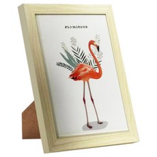 簡約風格木質相框 家居裝飾擺飾 橫豎皆可擺放, 1個, 原木紋