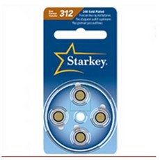 스타키보청기 배터리 312번 갈색 1박스 40알, 1세트