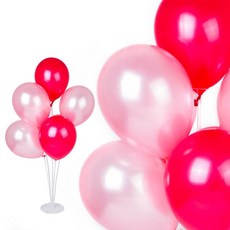 풍선꽂이장식세트70cm(핑크파티) 파티용품 생일 장식 혜명상사
