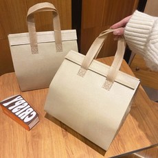배달 보냉백 일회용 부직포 보온 야외 나들이 음식 가방 포장, 단품