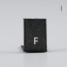 의류 사이즈 라벨 아동복 맞춤형 액세서리 성인복 모델, 07 black, 02 black