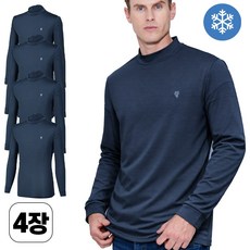 스타일필드 4세트 봄 여름 시즌 남성 쿨 아이스 냉감 UV 반목 스트라이프 긴팔 스판 티셔츠 JUA117