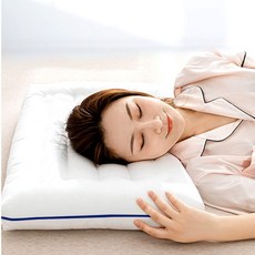 목편한 낮은 수면 베개 낮잠 기능성 경추 호텔 솜배게