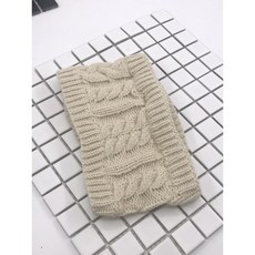 韓版寬版麻花針織毛線髮帶 多功能造型配件