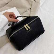 꿈의 상점 대용량 화장품파우치 열기편한 여행용 화장품 파우치가방