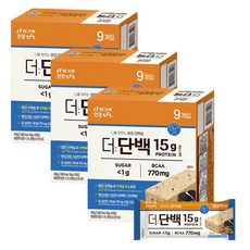 더 단백 마일드바 아몬드쿠키 50gx9입x3BOX, 50g, 3박스