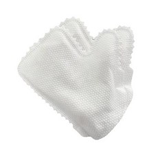 優質PET水刺布拋棄式除塵手套 乾濕兩用 靜電除塵 角落清潔, 白色, 10個