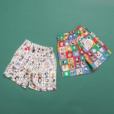 PEANUTS 75週年紀念款 男童防水短褲