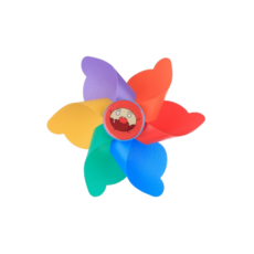 [나르고] 킥보드 바람개비 기둥형 핸들형, 1개, 도넛