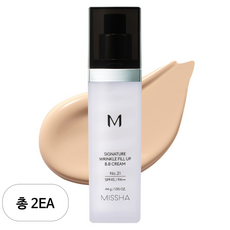 미샤 M 시그너처 링클 필업 비비크림 SPF45 PA++, 21호화사한베이지, 44g, 2개