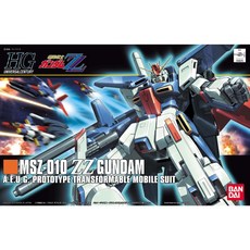 BANDAI HG 1/144 ZZ鋼彈 模型 機動戰士ZZ鋼彈, 1個