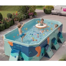 pinkri 간이수영장 대형 가정용 간이 물놀이 야외, 1개, 상세페이지 참고