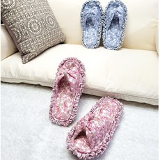 깐깐 청소 실내화 바닥분리형 소음방지 면실내화 국산 고급, 핑크, 1개