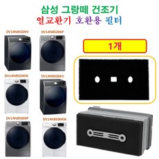 [호환] 삼성 그랑데 건조기 열교환기 프리미엄 필터 1개 - [HCF호환용필터]