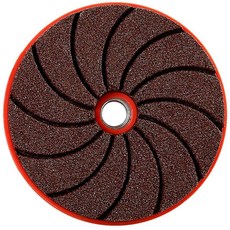 MiJunHD M10 스레드 100 타입 앵글 그라인더 그라인딩 휠 샌딩 디스크 폴리싱 패드 7.6cm(3인치) 80mm 일체형 블록 타일 스톤 금속 유리 목재 트리밍용 3피스, 1Pc 100 Grit