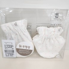 아가방 핑크도트손발싸개세트01Q085804_IC