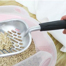 반려묘 대형 알루미늄 합금 화장실 모래삽 똥삽 고양이 배변 청소용품