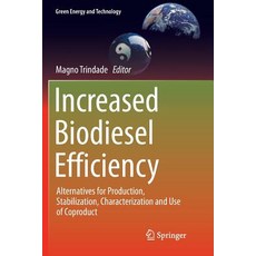 (영문도서) Increased Biodiesel Efficiency: Alternatives for Production Stabilization Characterization ... Paperback, Springer, English, 9783319892511