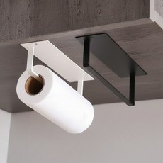 이지엔고 다용도 무타공 부착식 키친타올 걸이, 1개, 화이트