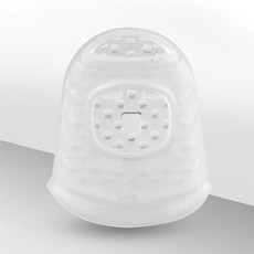 로컬코리아 화이트 실리콘 작업용 골무 작업보호용품, M