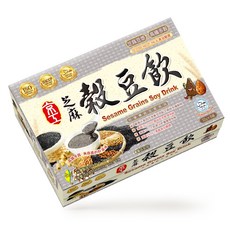 京工 芝麻穀豆飲 嚴選非基因改造黃豆 搭配芝麻與多種穀物 台灣製造 32gx8入, 32g, 1個, 8個裝