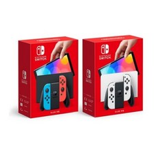 닌텐도 스위치 신형 OLED 오엘리디 화이트 네온 중고, 닌텐도 OLED 화이트 네온 (색상랜덤)