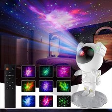 宇航員銀河光投影器 星空夜燈 宇航員投影燈 裝飾禮物, 站立