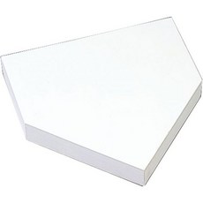 ZETT 제트 야구 소프트볼 일반용 홈 베이스 194166, 두께 60mm(ZBV17B)