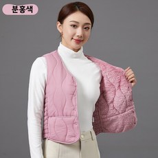 mlgh-44 업그레이드형! 다양한 스타일 가능 여성용 기모 안감 보온 슬림핏 숏 베스트