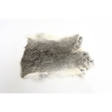 【弓城弓箭館】雷克斯兔毛皮 - 法國品種 兔毛兔皮材料 真皮原皮, 白色
