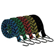 고탄성 화물바/ 탄력바 고무줄 로프 화물차 카고 고무바. 오토바이 화물차 캠핑 밧줄 루프박스 루프랙 캐리어, 10개, 블루