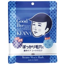 石澤研究所 毛穴撫子 男子用零毛孔面膜 10枚入, 1個, 150ml