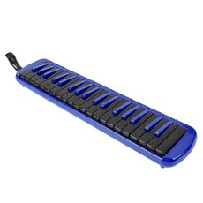 37-키 멜로디카 휴대용 멜로디카 키보드 가방 블로우파이프 포함 초급 연습 F37s (파란색), Blue, 1개
