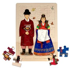 치매예방 노인 퍼즐 (A4 35조각) 효도퍼즐, 1개
