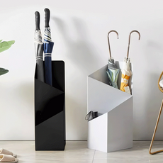 카페 헤어샵 피부과 장마대비 메탈 우산꽂이 모피어스, 본상품선택, 색상_화이트