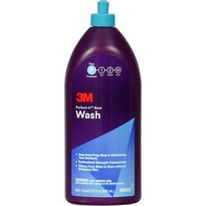 퍼펙트잇 3M 보트 워시 09035 1쿼터 전문가용 강도 집중 포뮬러 젠틀 클린 젤코트 페인트 유리섬유 금속 및 RV에 안전 노란색, 퍼펙트잇 3M 보트 워시 09035 1쿼터 전문가용 강