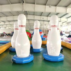 야외 스포츠 게임용 팀워크 베이스 없이 1m 볼링핀, 1개