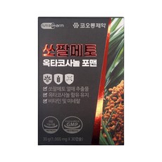 코오롱제약 쏘팔메토 옥타코사놀 포맨, 1개, 30정
