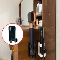 욕실장 무타공 고데기거치대, 1개, 기본1