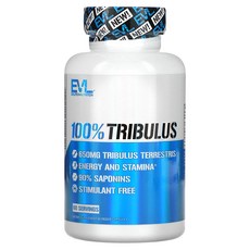 금방품절되요 EVLution Nutrition 더블 스트렝스 100% 트리뷸러스 캡슐 60정 얼른서두르세요, EVLution Nutrition 더블 스..., 1개