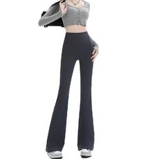 바지 운동 하이웨스트 나팔 요가 여성 레깅스