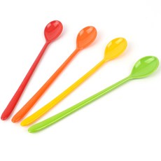 유즈Shop 멜라민 롱스푼 디저트롱스푼 롱티스푼